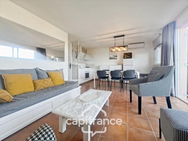 RARE SUR LE DOMAINE de PONT ROYAL, Appartement meublé de 63 m2 CLIMATISE, DERNIER ETAGE, VUE PANORAMIQUE 3 CHAMBRES, TERRASSE en ANGLE , place de parking