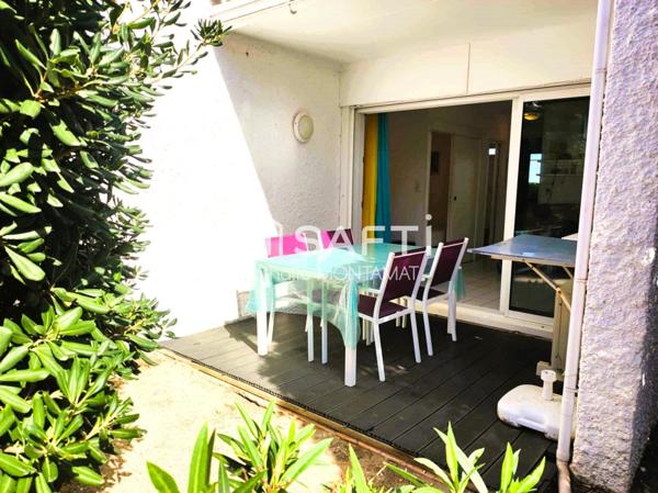 Au pied du Ponton,T2 rénové de plain pied,Terrasse