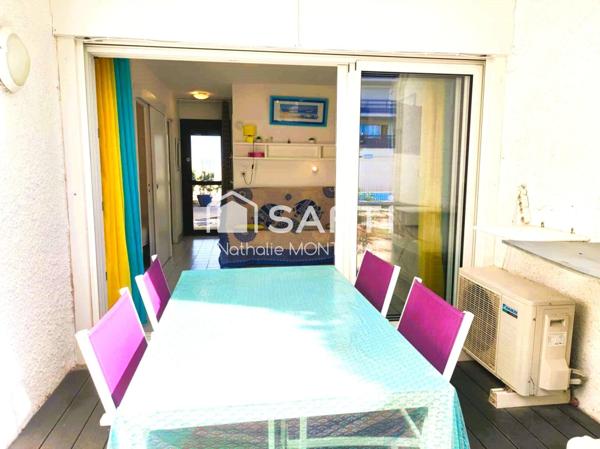 Au pied du Ponton,T2 rénové de plain pied,Terrasse