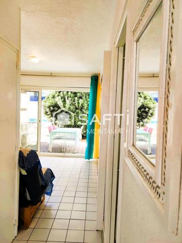 Au pied du Ponton,T2 rénové de plain pied,Terrasse