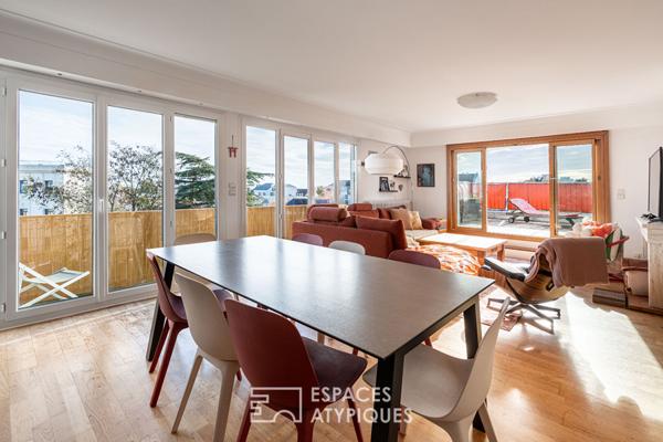 Appartement dernier étage avec terrasse – Nantes Longchamp