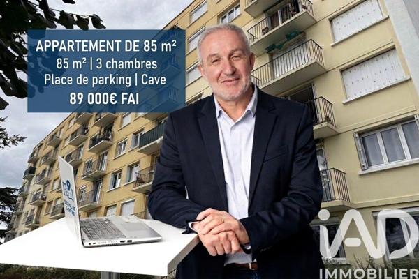 Appartement à vendre 4 pièces 85 m² Dreux