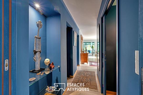 Lumineuse villa de plain-pied avec panorama grandiose