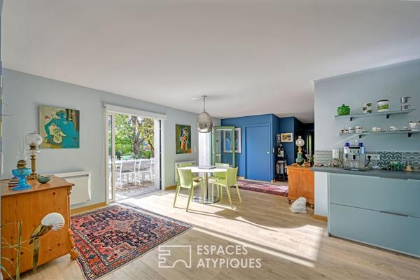 Lumineuse villa de plain-pied avec panorama grandiose