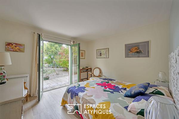 Lumineuse villa de plain-pied avec panorama grandiose