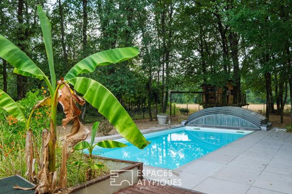 Charmante contemporaine avec piscine aux portes de Poitiers
