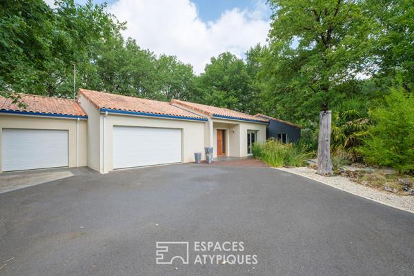 Charmante contemporaine avec piscine aux portes de Poitiers
