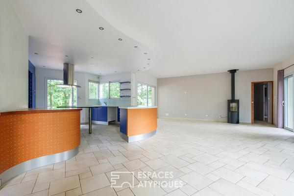 Charmante contemporaine avec piscine aux portes de Poitiers