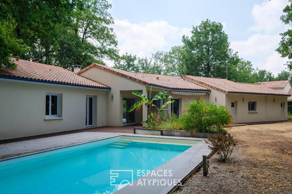 Charmante contemporaine avec piscine aux portes de Poitiers