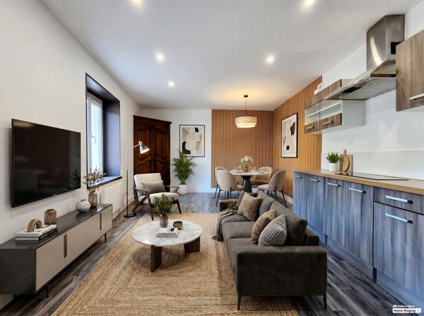 Maizières 54550, maison 3 pièces avec 2 chambres et salle d'eau
