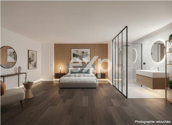 Maison de plain-pied -jardin