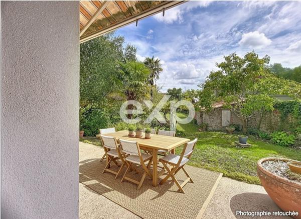 Maison de plain-pied -jardin