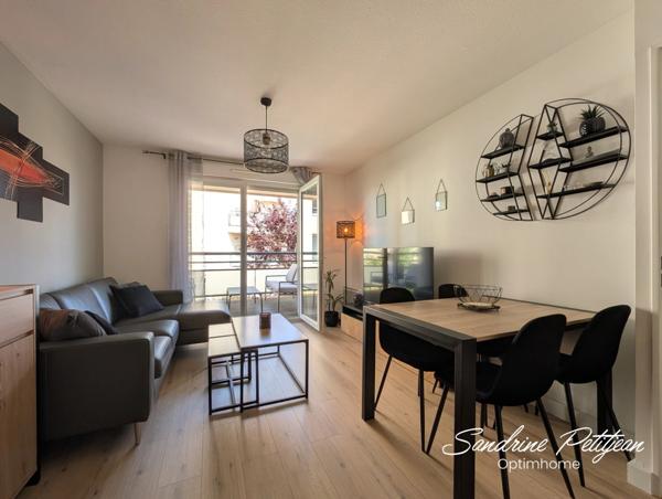 A vendre - Appartement T2 de 41.39m² - 1 chambre - avec Garage - Saint Marcel en Dombes (01390)