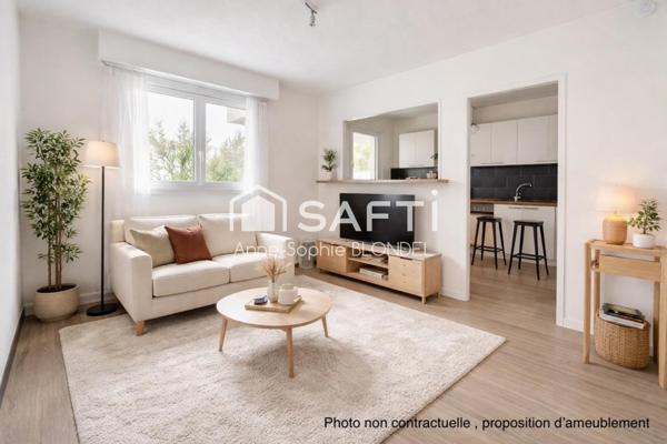 LE BOUSCAT Appartement 1 chambre, cave et parking