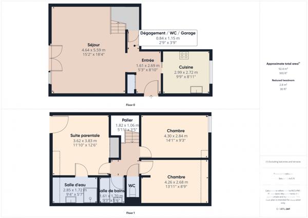 Maison à vendre 4 pièces 90 m² Évry