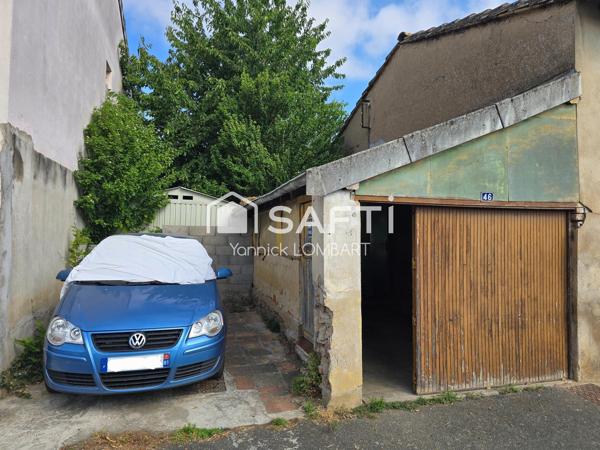 Maison T3 avec jardin et garage proche centre-ville