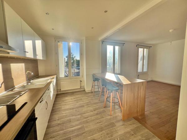 Très bel appartement F3 de 75 m² à 2 pas du centre ville
