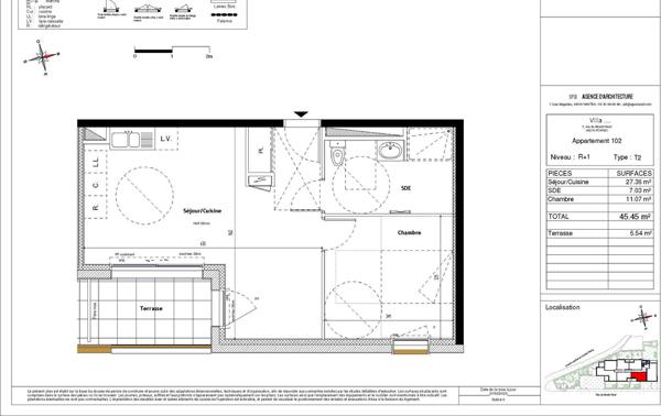 Appartement Pornic 1 pièce 38.33 m2