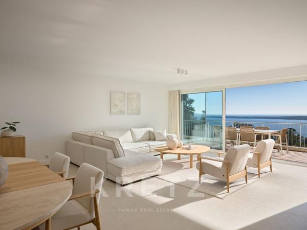 Appartement entièrement rénové avec vue mer panoramique