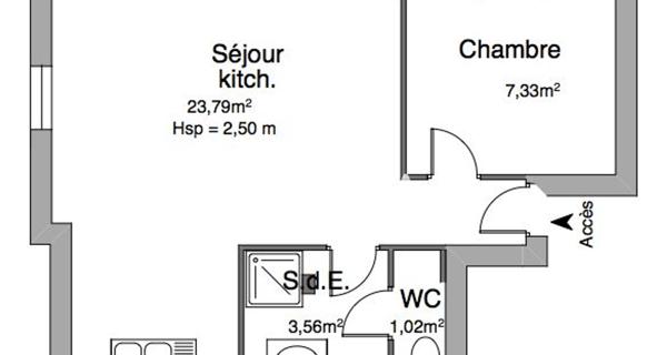Location Appartement 2 pièces 35.7 m² - Niort 79000