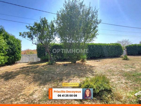 Maison Plain-pied - 4 pièces - 2 chambres - Terrain 2121m² - 78 000€