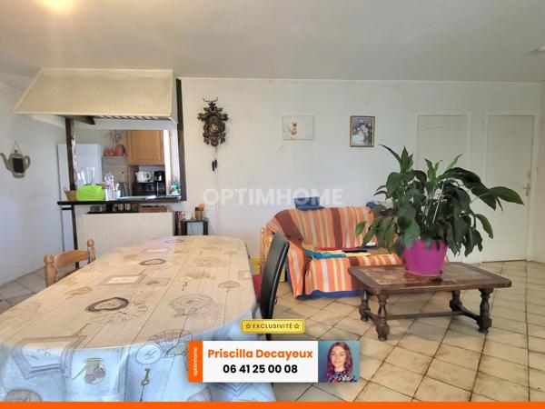 Maison Plain-pied - 4 pièces - 2 chambres - Terrain 2121m² - 78 000€