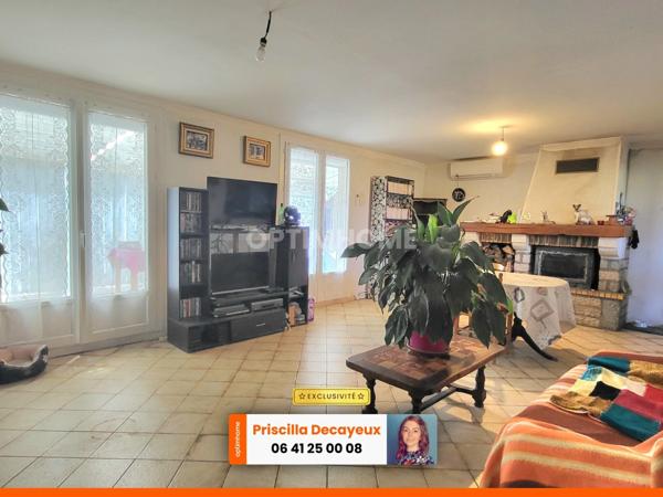 Maison Plain-pied - 4 pièces - 2 chambres - Terrain 2121m² - 78 000€