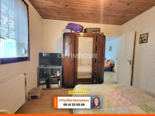 Maison Plain-pied - 4 pièces - 2 chambres - Terrain 2121m² - 78 000€