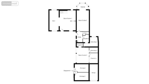 Achat - Immeuble Cherbourg-en-Cotentin 50460 10 pièces 200 m 2 761 m 2