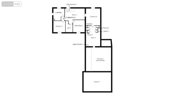 Achat - Immeuble Cherbourg-en-Cotentin 50460 10 pièces 200 m 2 761 m 2