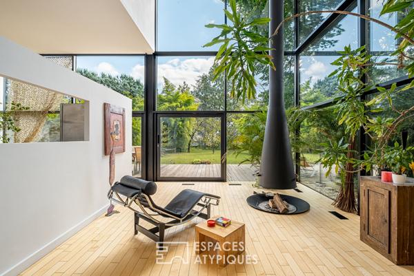 Maison bourgeoise d’exception avec extension en verre