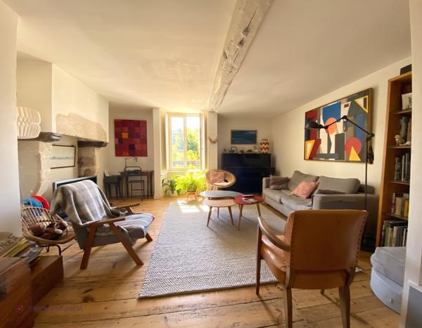 Appartement à vendre à Vannes 4 pièces avec jardin - Dernier étage - Hôtel de ville