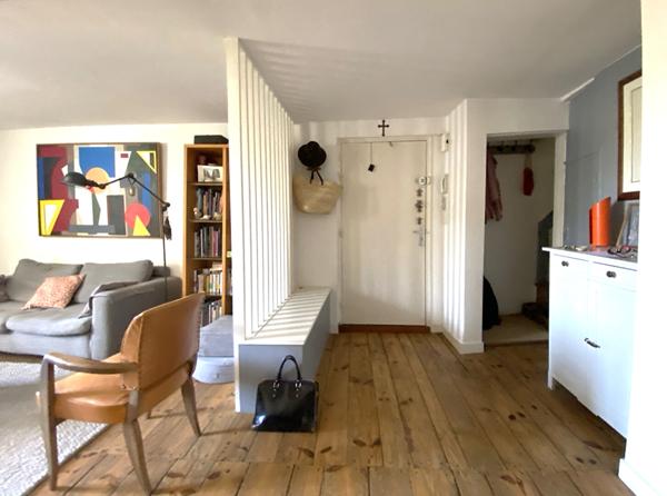Appartement à vendre à Vannes 4 pièces avec jardin - Dernier étage - Hôtel de ville