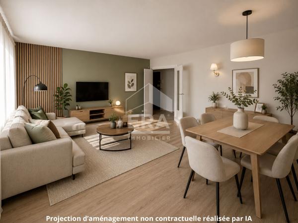 Appartement Les Clayes Sous Bois 3 pièce(s) 64 m2 + BOX et cave