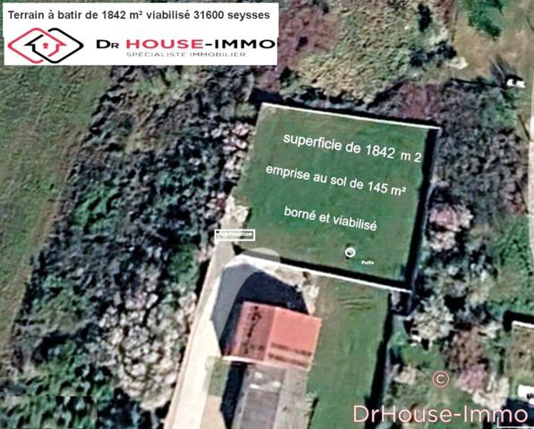 Terrain à vendre de 1 842 m²