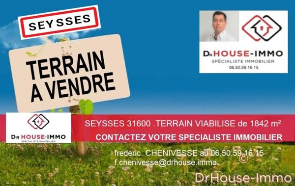 Terrain à vendre de 1 842 m²