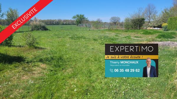 Nieuil-l'Espoir (86340) Terrain à bâtir de plus de 1000 m² hors lotissement avec assainissement relié au tout à l'égout