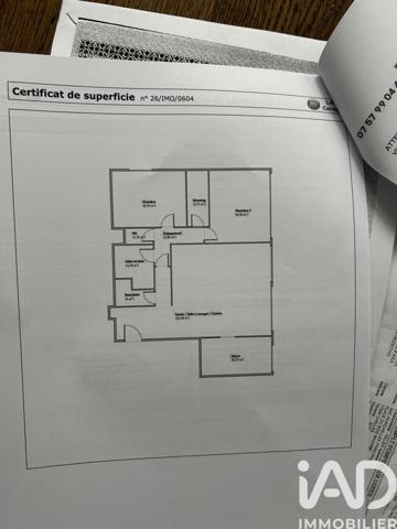 Appartement à vendre 4 pièces 77 m² Chelles