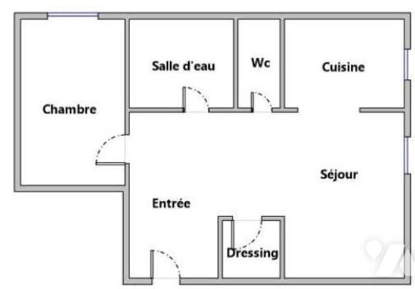 Appartement 2 pièces vue Seine 