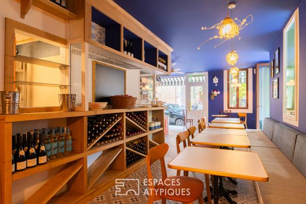 Maison de village composé d’une habitation et d’un local commercial