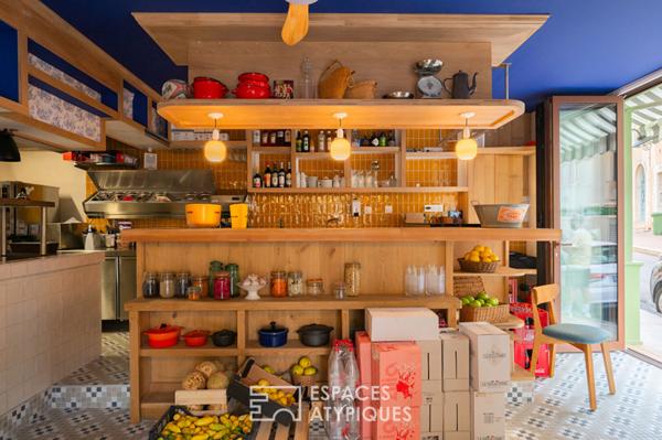 Maison de village composé d’une habitation et d’un local commercial