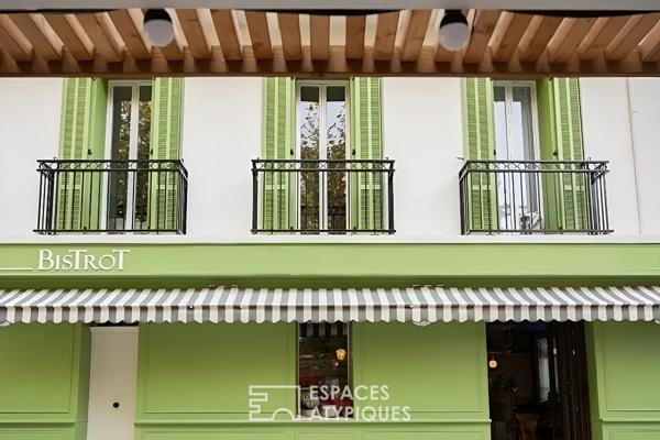 Maison de village composé d’une habitation et d’un local commercial