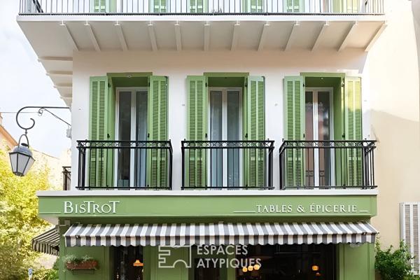 Maison de village composé d’une habitation et d’un local commercial