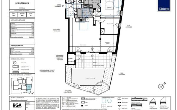 Appartement à vendre    4 pièces • 48,83 m2 Sarzeau