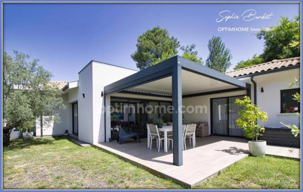 Maison contemporaine 5 pièces, moderne et qualitative, avec piscine et garage au coeur du Bassin d'Arcachon - Gujan-Mestras 33