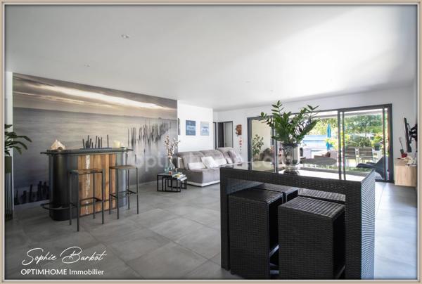 Maison contemporaine 5 pièces, moderne et qualitative, avec piscine et garage au coeur du Bassin d'Arcachon - Gujan-Mestras 33