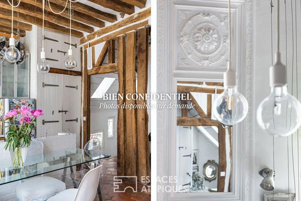 Duplex à l’esprit maison sous les toits au coeur du Haut-Marais