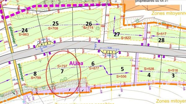Terrain à vendre  797 m2 NEFFES - 05