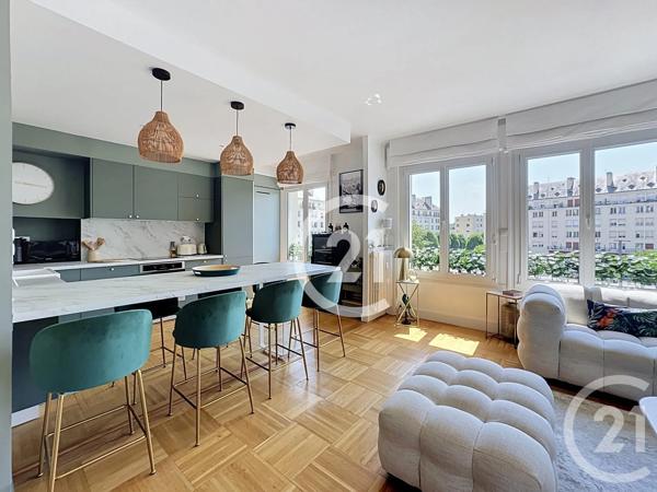 Appartement F3 à vendre  3 pièces - 77,50 m 2   CAEN  - 14