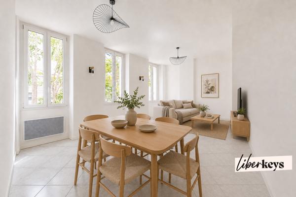 🏡 T2 43 m² – Séjour 21 m² – Dressing – Métro Chartreux